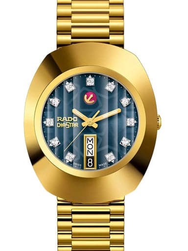 Rado Original Automatic Blue Dial Day-Date Men's Watch - Kamal Watch Company