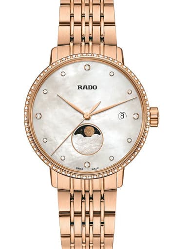 Rado Coupole Classic Diamonds Moon Phase Women's Watch - Kamal Watch Company