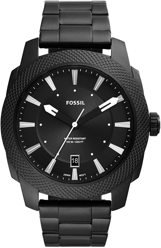 Machine 49 mm Black Dial Stainless Steel Analog Watch for Men - FS5971I - Kamal Watch Company