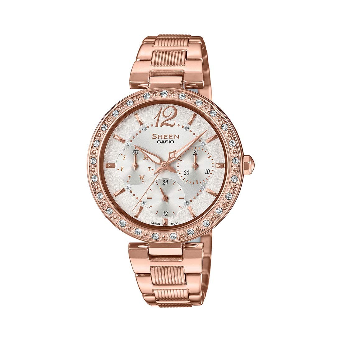 SHEEN SHE-3065PG-7AUDF - SX234 Pink Gold IP - Women's Watch - Kamal Watch Company