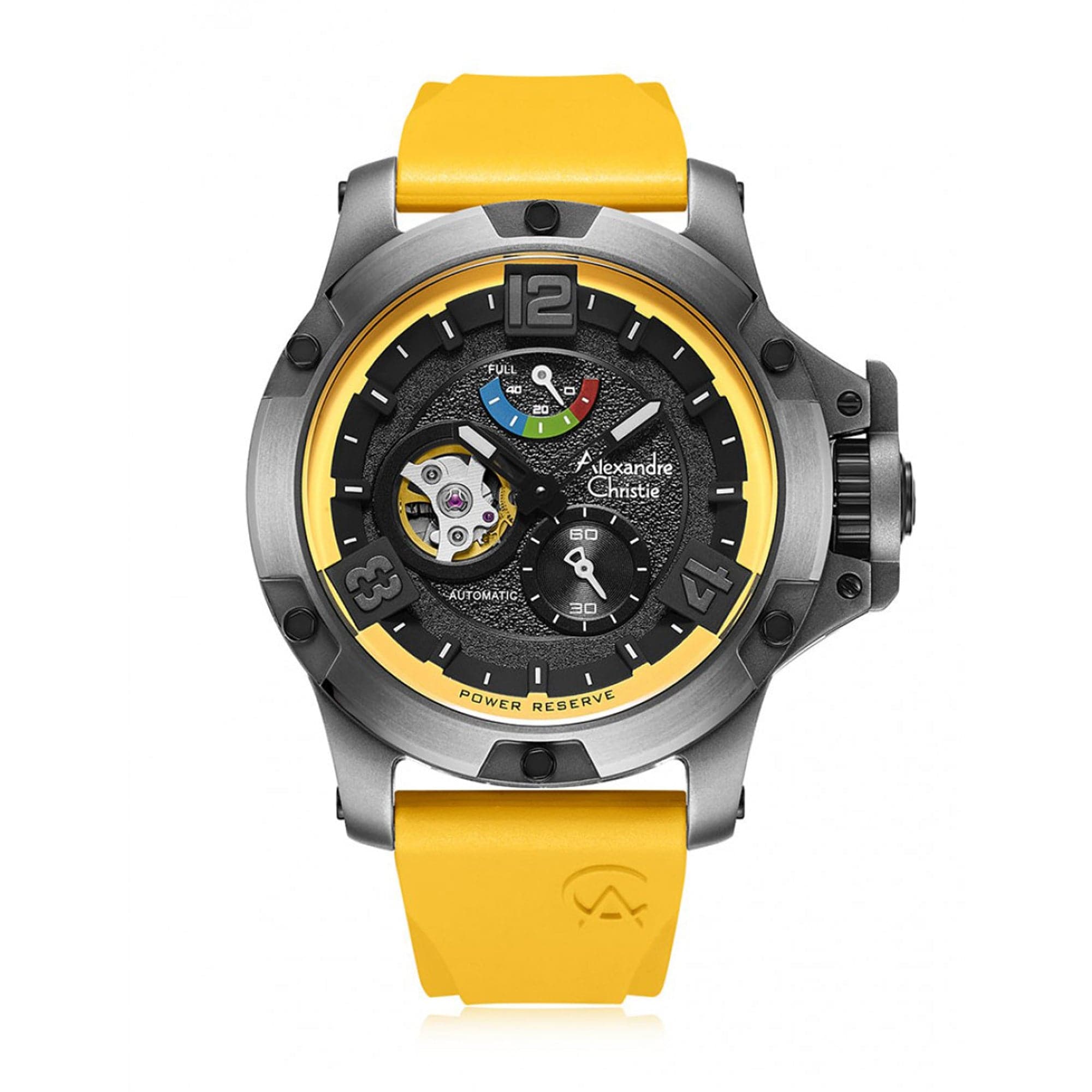 AC 6295 MPR Limited Edition Automatic Watch For Men – Yellow - Kamal Watch Company