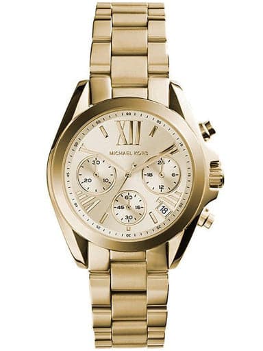 Michael Kors Mini Bradshaw Analog Gold Dial Women's Watch - MK5798 - Kamal Watch Company
