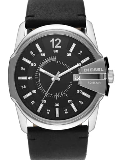 Diesel Mens Master Chief Leather Analogue Watch with Bracelet - Kamal Watch Company