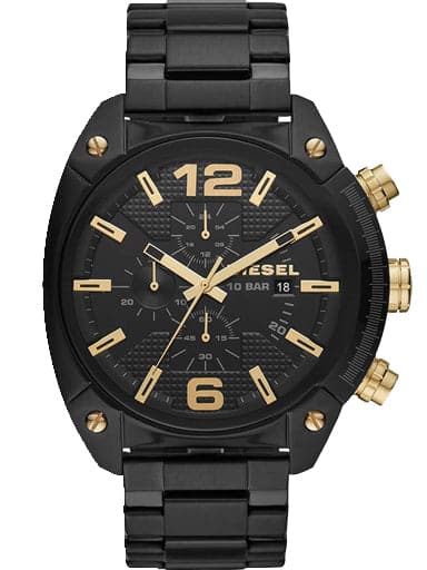 Diesel Overflow Analog Black Dial Men's Watch - Kamal Watch Company