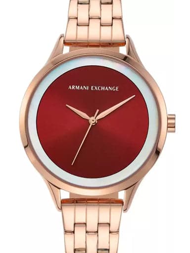 Armani Exchange Analog Red Dial Women's Watch-AX5609 - Kamal Watch Company