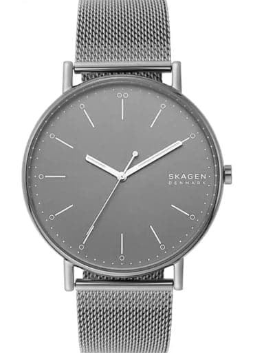 Skagen Signatur Gunmetal Steel-Mesh Watch - Kamal Watch Company