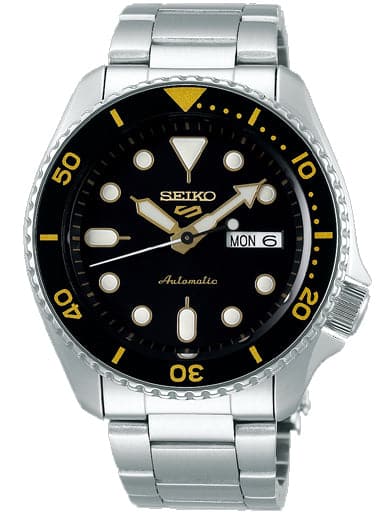 Seiko Automatic Black Dial Men's Watch SRPD57K1 - Kamal Watch Company