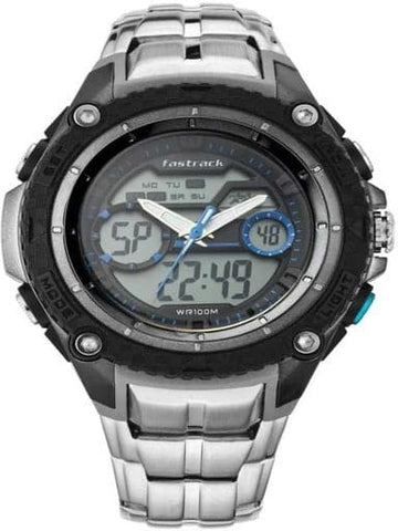 Fastrack Deux Machina Blue Dial Ana-Digi Watch - Kamal Watch Company