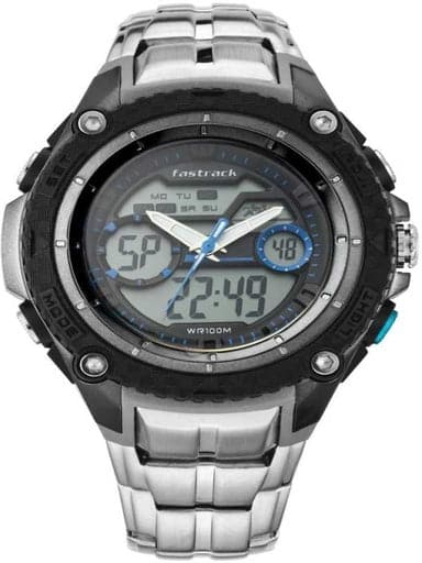 Fastrack Deux Machina Blue Dial Ana-Digi Watch - Kamal Watch Company