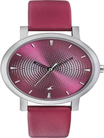 Fastrack Sunburn Analog Pink Dial Women Watch - Kamal Watch Company