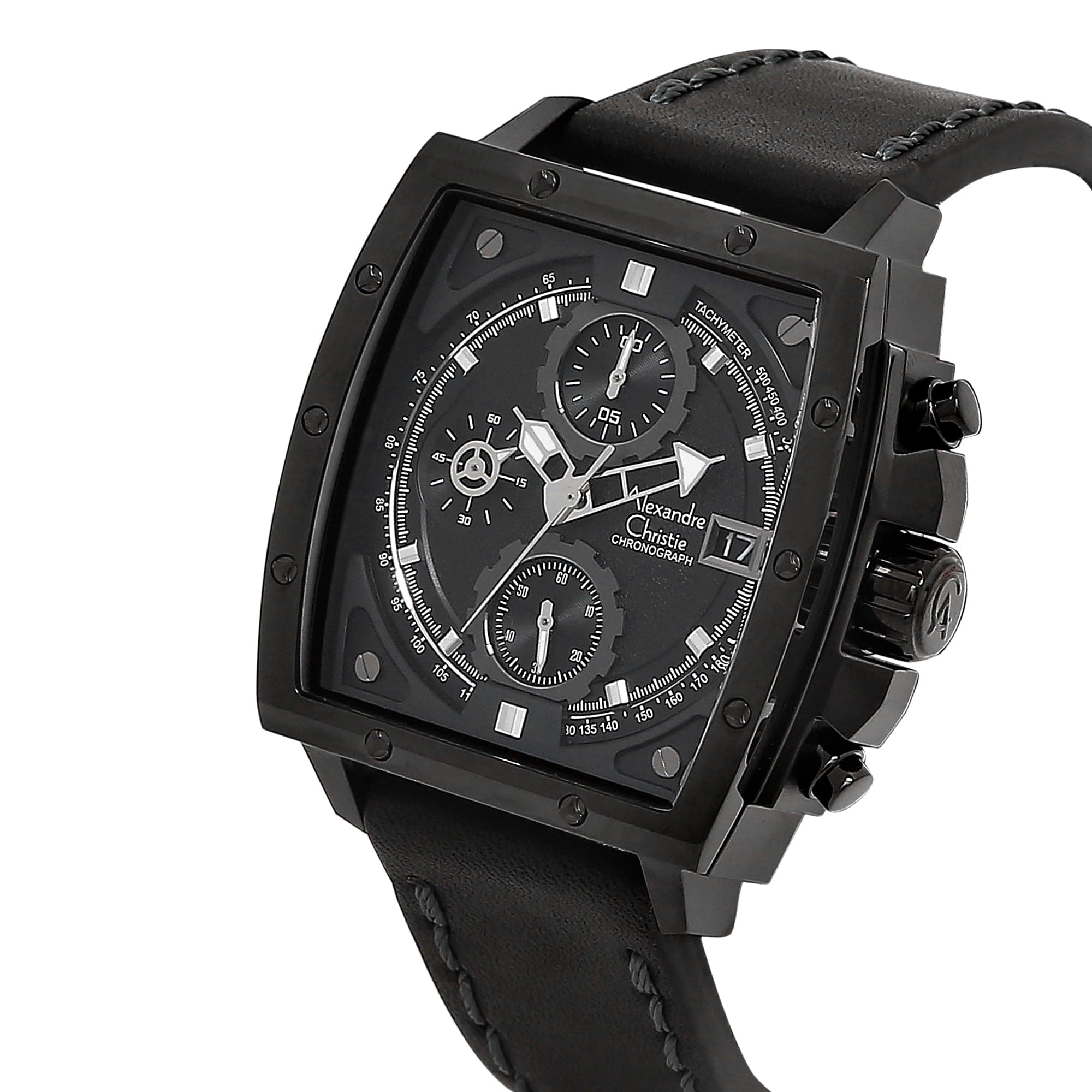 AC 6376 MCL Chronograph Watch For Men – Black - Kamal Watch Company
