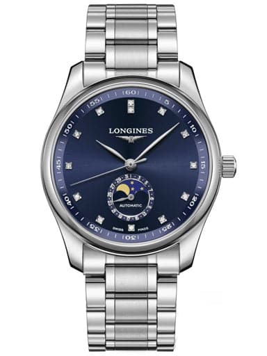 Longines Master Collection Date Chronograph Automatic Blue Dial Men's Watch - Kamal Watch Company