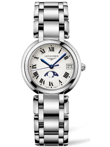 Longines PrimaLuna Quartz Stainless Steel Women's Watch - Kamal Watch Company