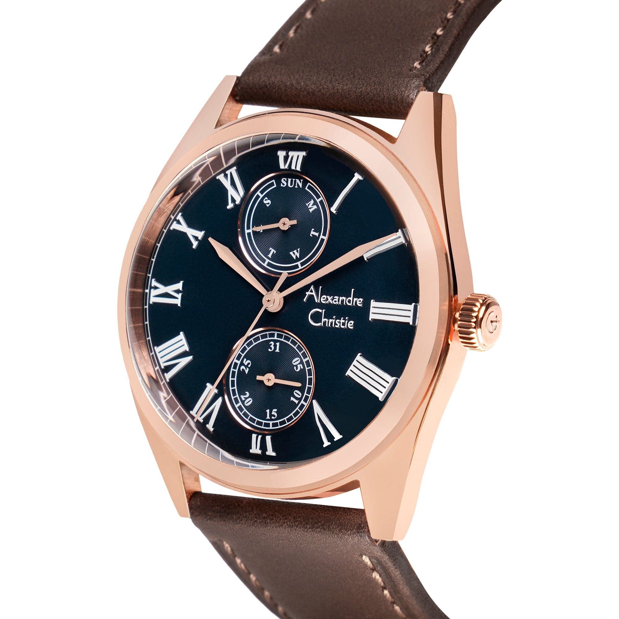 AC 6578 MFL Multi Function Watch For Men – Aqua Blue - Kamal Watch Company