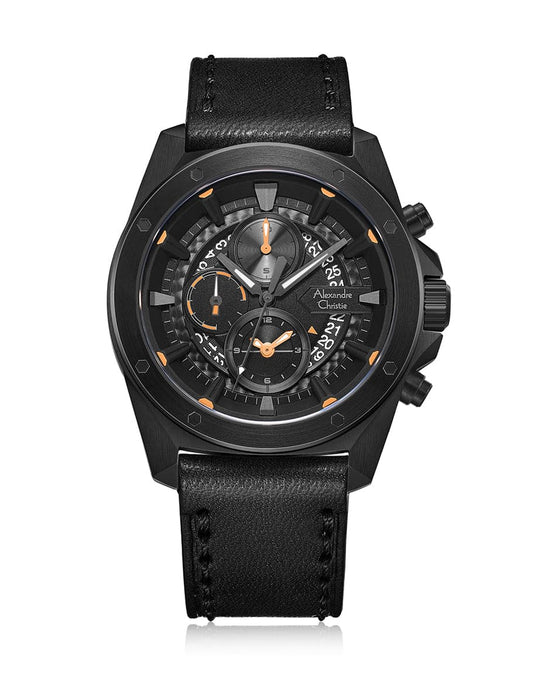 ALEXANDRE CHRISTIE Chronograph Watch for Men 6594MCLBRBA - Kamal Watch Company