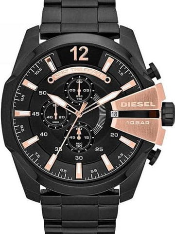 Diesel Mega Chief Analog Black Dial Men's Watch - Kamal Watch Company