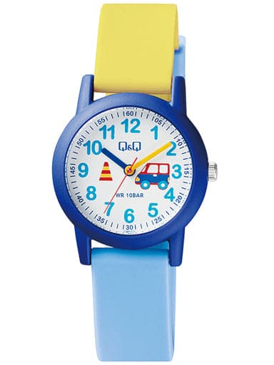 Q&Q Analog Multi-Colour Dial Girl's Watch - Kamal Watch Company