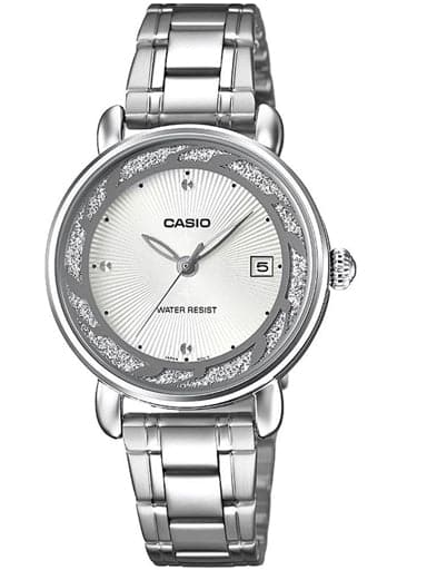 A1041 LTP-E120D-7ADF Casio Enticer Ladies Analog Women's Watch - Kamal Watch Company