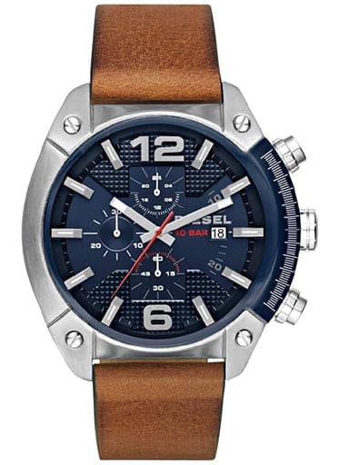 Diesel Overflow Analog Blue Dial Men's Watch - Kamal Watch Company