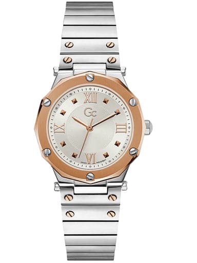 GC Womens Sport Chic Collection Silver Dial Stainless Steel Analogue Watch - Kamal Watch Company
