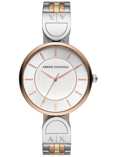 Armani Exchange Brooke Analog Silver Dial Women's Watch - Kamal Watch Company