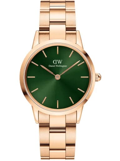 Daniel Wellington Iconic Link Emerald Analog Watch for Women - Kamal Watch Company