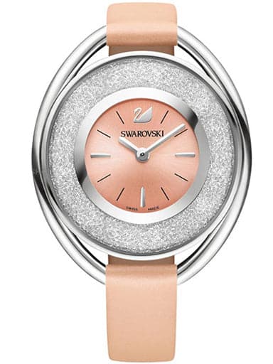 Swarovski Crystalline Oval Light Pink Ladies Watch 5158546 - Kamal Watch Company