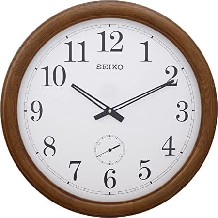 Seiko Wall Clock Brown QXA155BN - Kamal Watch Company