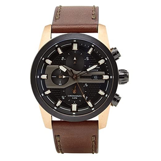 ALEXANDRE CHRISTIE 6562MCLBRBA Chronograph Watch With Tang Buckle - Kamal Watch Company