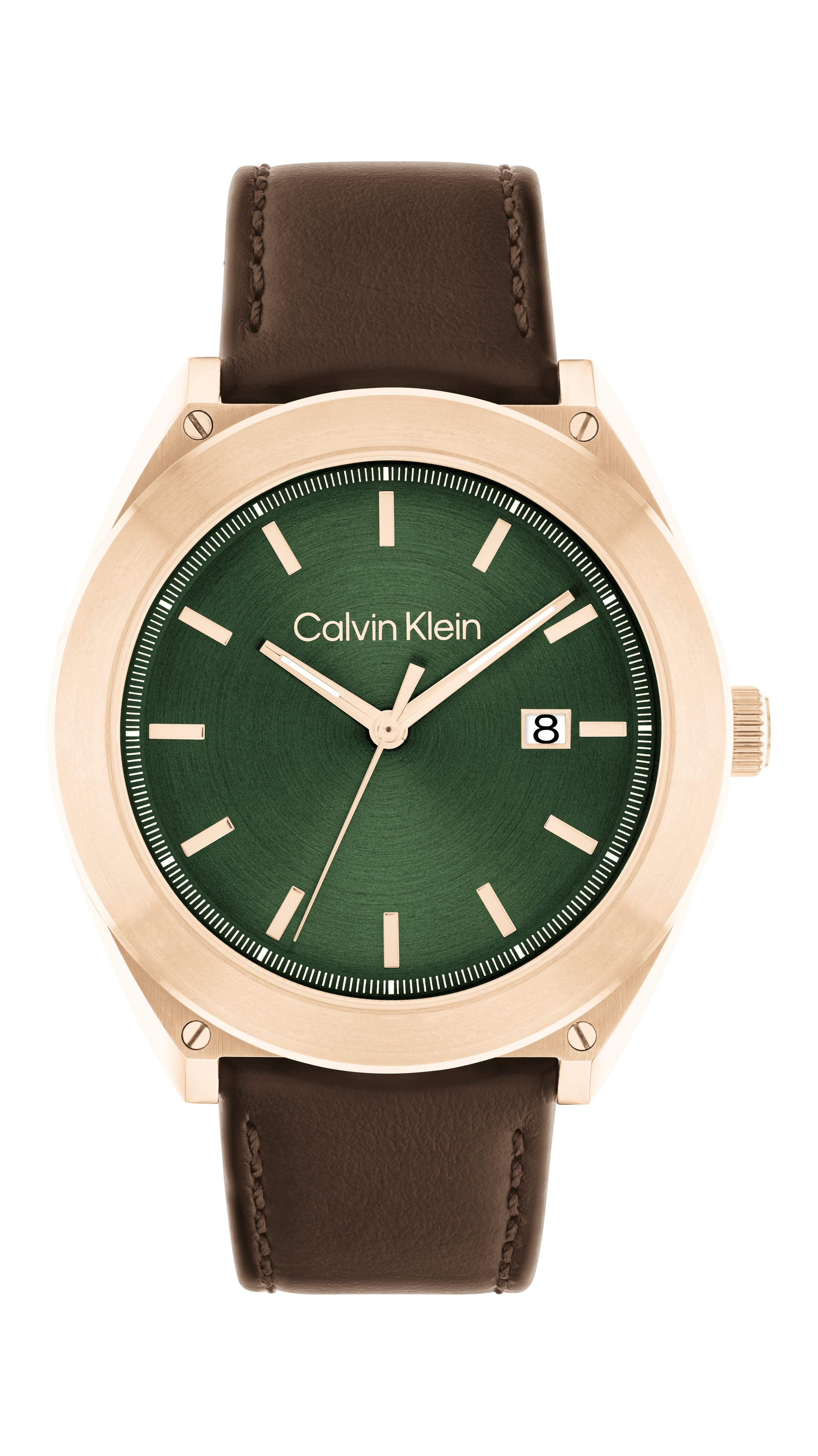 Calvin Klein Men's Quartz Leather 25200202