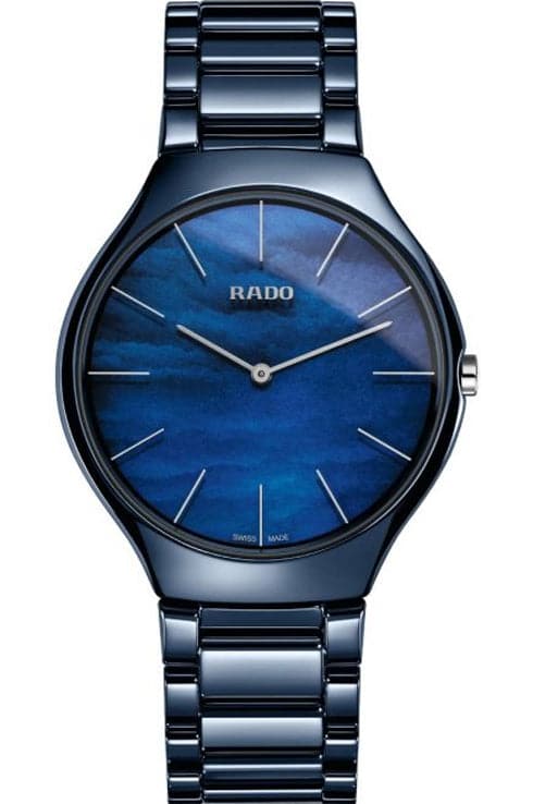 Rado True Thinline Blue MOP Dial Men's Watch - Kamal Watch Company
