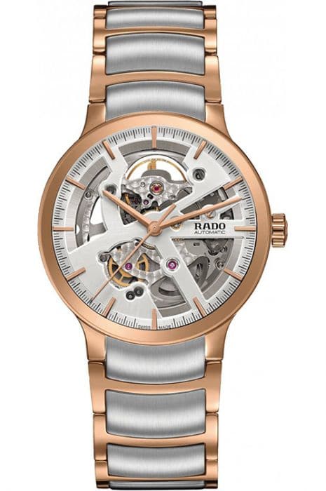 Rado Centrix Automatic Silver Skeleton Dial Men's Watch - Kamal Watch Company