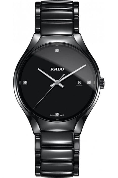 Rado True Diamonds Black Dial Quartz Men's Watch - Kamal Watch Company