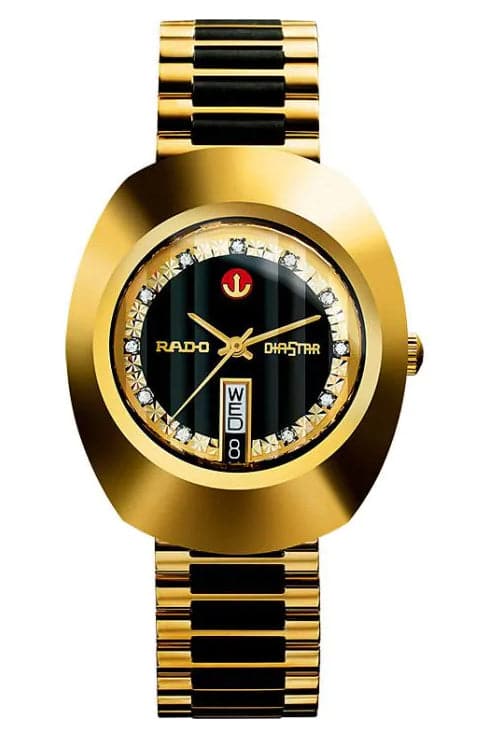 Rado Original Oval Black Dial Men's Watch - Kamal Watch Company