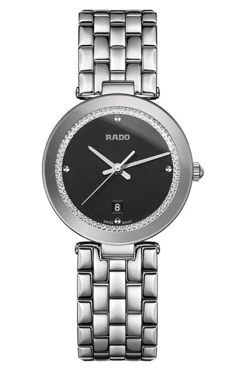 Rado Florence Date Black Dial Quartz Women Watch - Kamal Watch Company