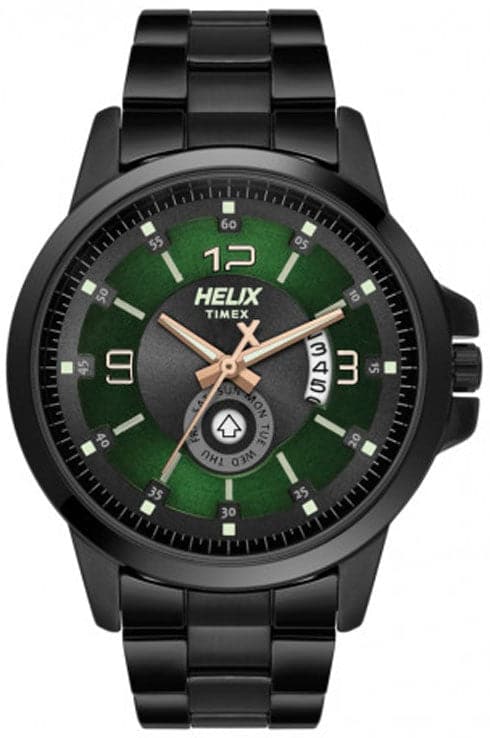 Timex Helix Black Dial Men Watch TW023HG21 - Kamal Watch Company