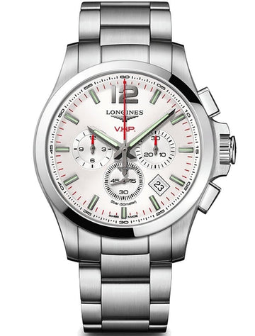 Longines Conquest V.H.P. Chronograph 42mm Men's Watch L37174766 - Kamal Watch Company