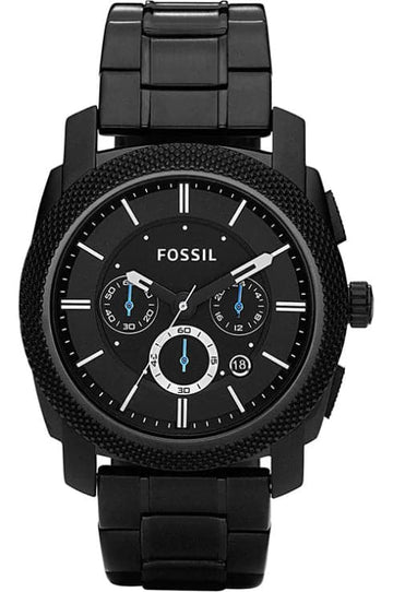 Fossil Men's Black Stainless Steel Bracelet - Kamal Watch Company