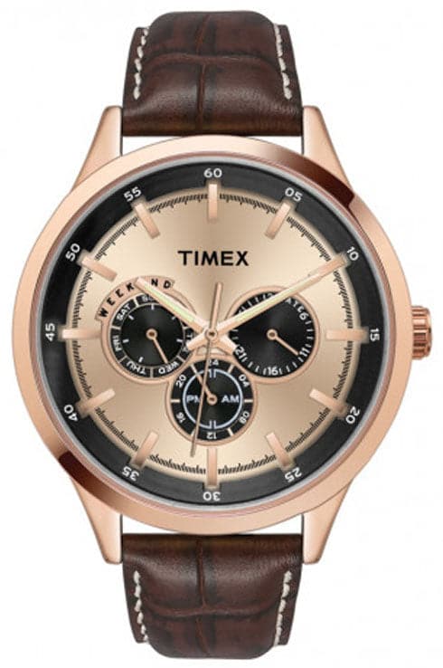 Timex Fashion Rose-gold Dial Men Watch TW000T311 - Kamal Watch Company
