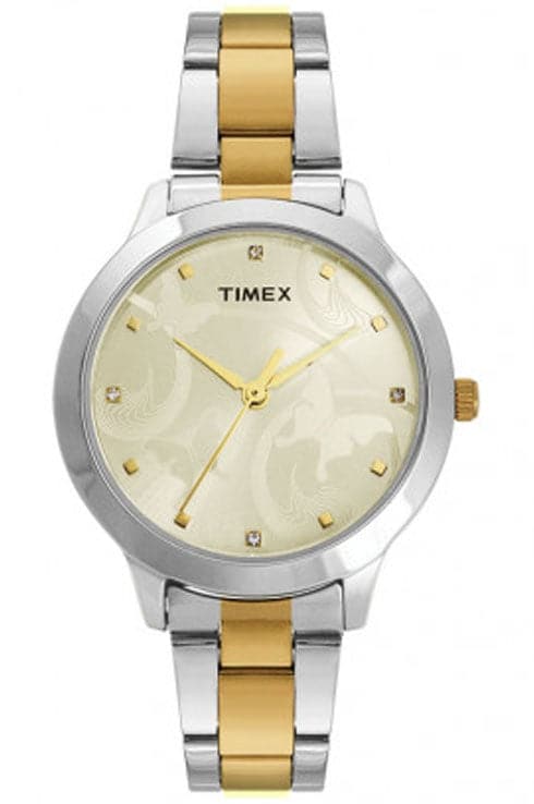 Timex Fashion Gold Dial Women Watch TW000T608 - Kamal Watch Company
