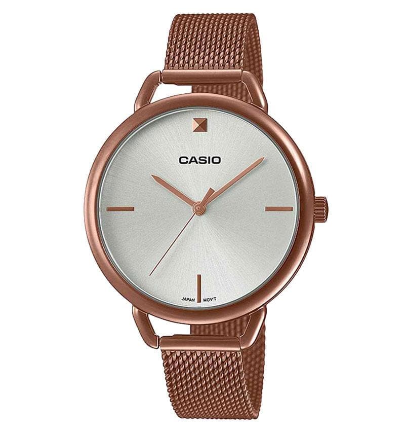CASIO ENTICER LADIES Rose Gold Analog - Women's Watch A1812 - Kamal Watch Company