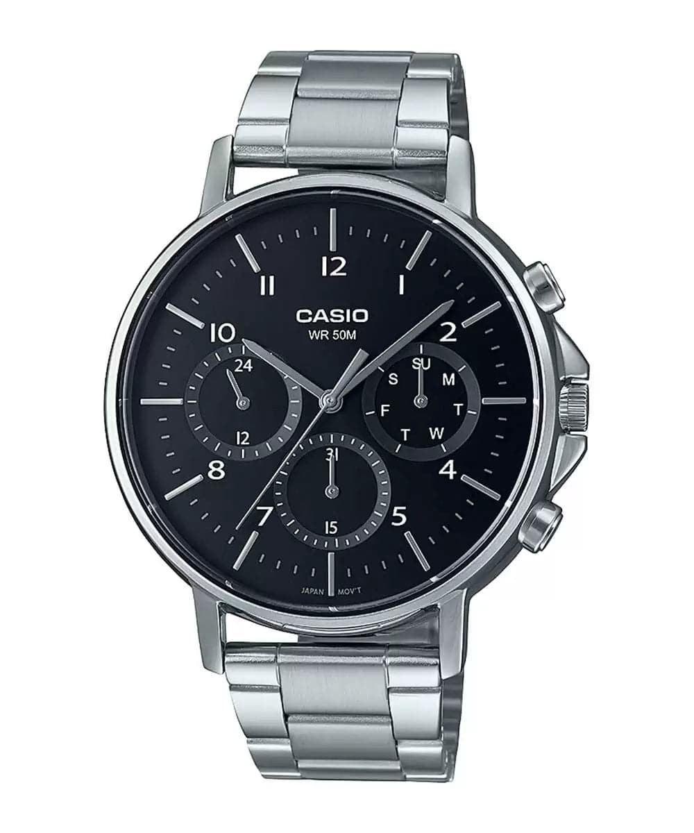 CASIO ENTICER MEN Silver Analog - Men's Watch A1845 - Kamal Watch Company