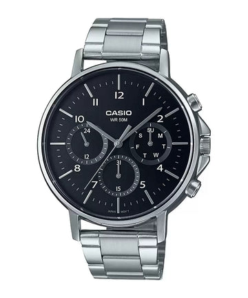 CASIO ENTICER MEN Silver Analog - Men's Watch A1845 - Kamal Watch Company