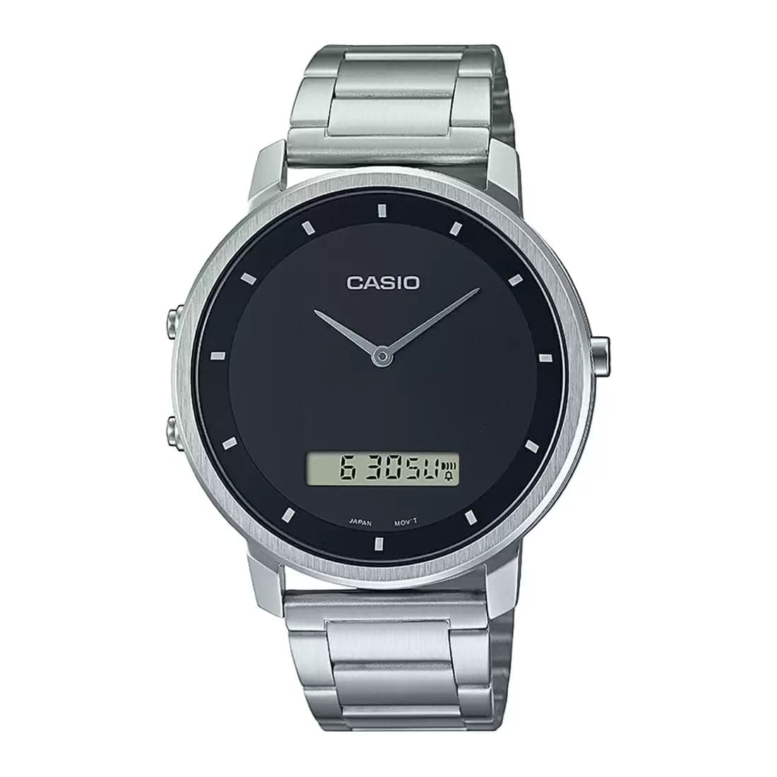 CASIO ENTICER MEN Silver Analog-Digital - Men's Watch A1959 - Kamal Watch Company