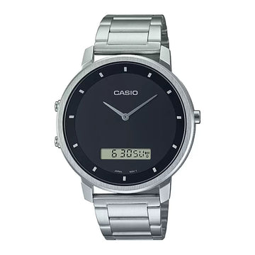 CASIO ENTICER MEN Silver Analog-Digital - Men's Watch A1959 - Kamal Watch Company