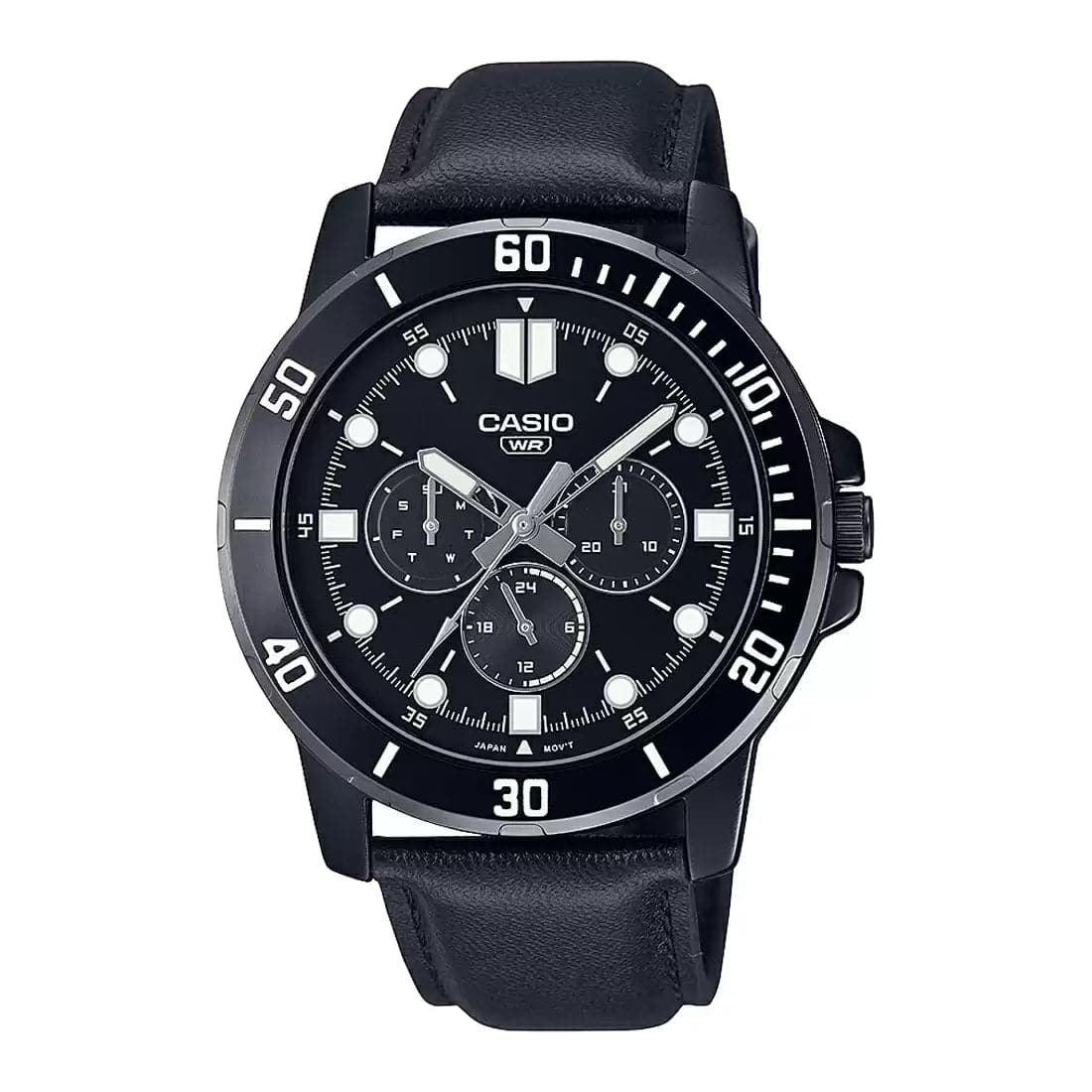 CASIO ENTICER MEN Black Analog - Men's Watch A1986 - Kamal Watch Company