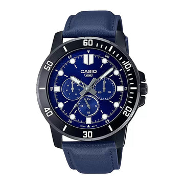 CASIO ENTICER MEN Blue Analog - Men's Watch A1987 - Kamal Watch Company