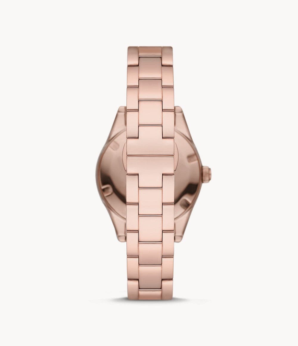 Emporio Armani Three-Hand Date Rose Gold-Tone Stainless Steel Watch AR11449 - Kamal Watch Company