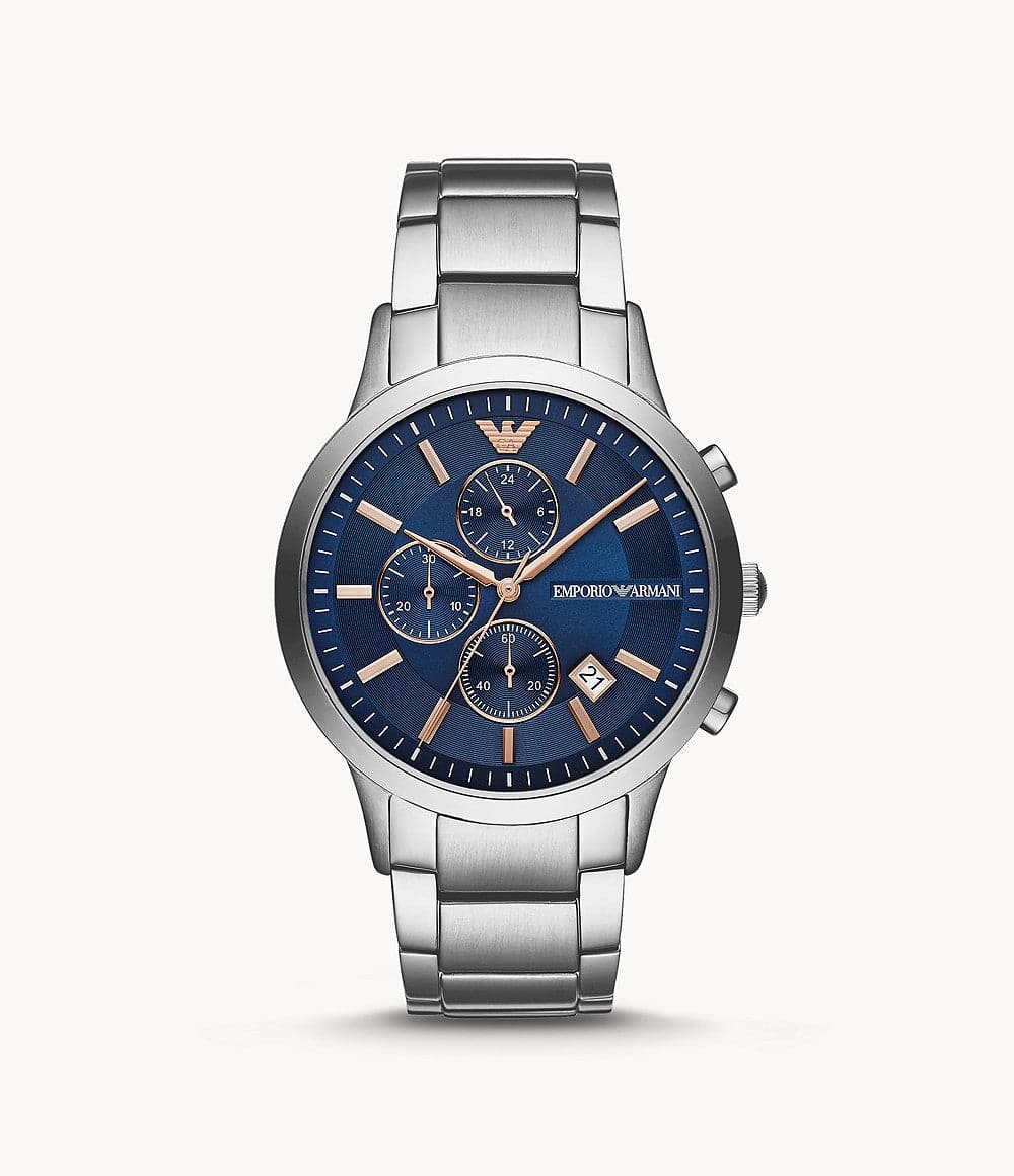 Emporio Armani Chronograph Stainless Steel Watch AR11458 - Kamal Watch Company