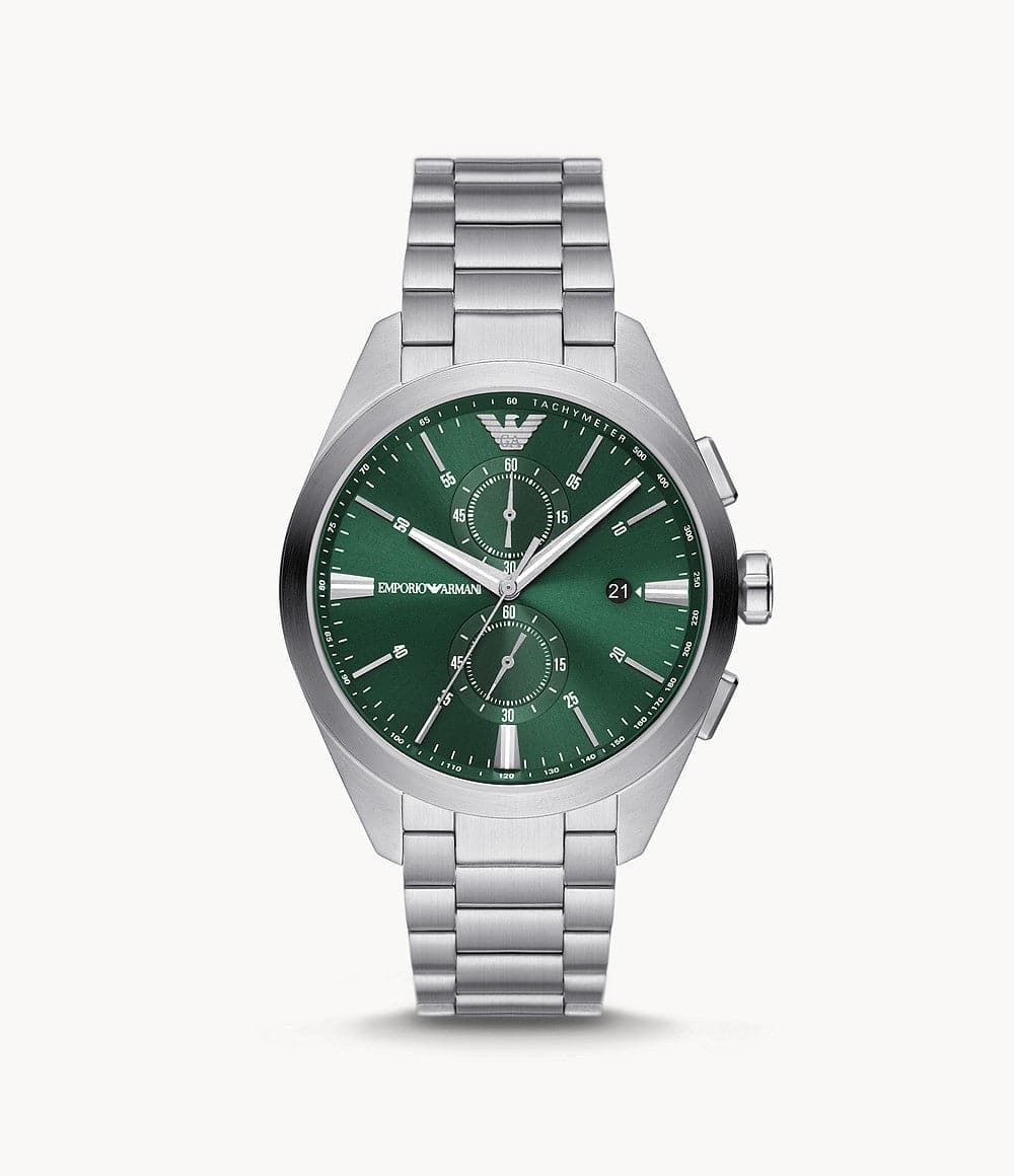 Emporio Armani Chronograph Gunmetal Stainless Steel Watch AR11480I - Kamal Watch Company